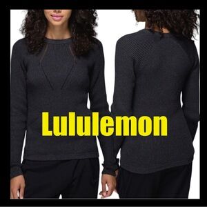 Lululemon sweater-gunmetal gray-small excellent condition. -Never worn